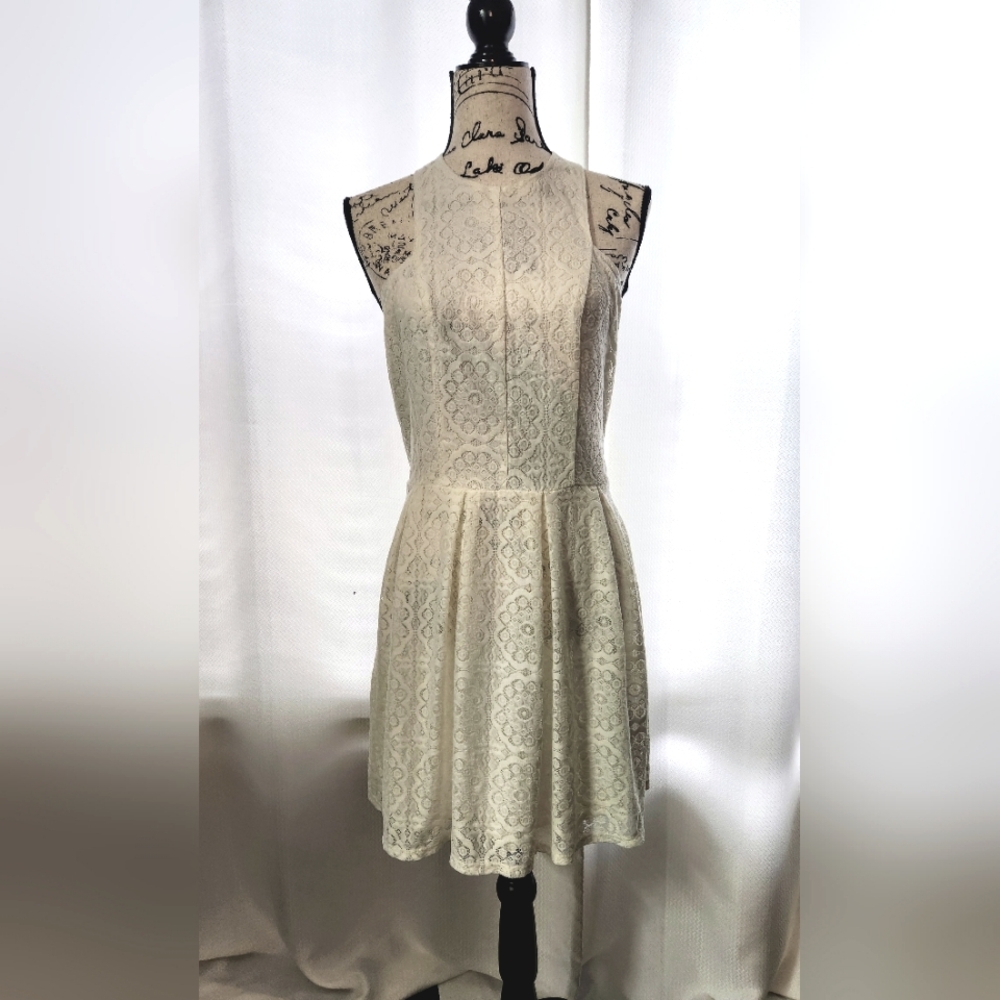 Lace Hollister dress.